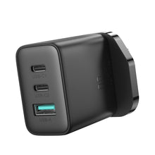 Заредете изображение във визуализатора на галерията – Joyroom JR-TCF10 fast charger 2x USB-C USB-A 32W (UK plug) - black
