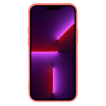 Заредете изображение във визуализатора на галерията – Vennus Silicone Heart Case for Iphone 14 design 1 coral
