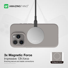 Заредете изображение във визуализатора на галерията – Amazing Thing Smoothie Magsafe Case IP156.1PSMGY for Iphone 15 Pro titanium
