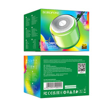 Заредете изображение във визуализатора на галерията – Borofone Portable Bluetooth Speaker BR28 Joyful dark green
