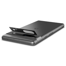 Заредете изображение във визуализатора на галерията – Spigen OPTIK.TR ”EZ FIT” CAMERA PROTECTOR 2-PACK GOOGLE PIXEL 7A BLACK
