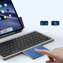 Заредете изображение във визуализатора на галерията – Dux Ducis OK Series wireless Bluetooth keyboard with touchpad - black

