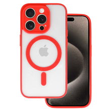 Заредете изображение във визуализатора на галерията – Acrylic Color Magsafe Case for Iphone 14 Pro Max red
