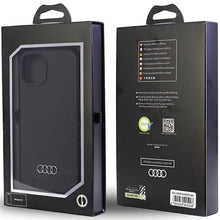 Заредете изображение във визуализатора на галерията – Original Case AUDI hardcase Silicone Case AU-LSRIP14-Q3/D1-BK for Iphone 14 black

