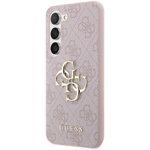 Заредете изображение във визуализатора на галерията – Guess GUHCS23S4GMGPI S23 S911 pink/pink hardcase 4G Big Metal Logo

