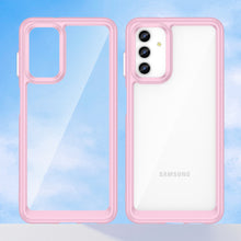 Заредете изображение във визуализатора на галерията – Outer Space Case for Samsung Galaxy A13 5G cover with a flexible frame pink
