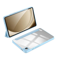 Заредете изображение във визуализатора на галерията – Dux Ducis Toby case with flip stand for Samsung Galaxy Tab A9 8.7'' - blue
