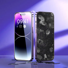 Заредете изображение във визуализатора на галерията – Baseus Full Screen Tempered Glass for iPhone 14 Pro with Speaker Cover 0.3mm + Mounting Frame
