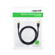 Заредете изображение във визуализатора на галерията – Ugreen printer cable USB-A - USB-B 480Mb/s 5m black (US135)
