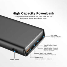 Заредете изображение във визуализатора на галерията – Power bank veger t65a - 20 000mah lcd quick charge pd65w black (for laptop also) - TopMag
