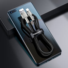 Заредете изображение във визуализатора на галерията – Baseus Cable Cafule Metal - USB to Type C - 66W 0,25 metres (CAKF000001) black
