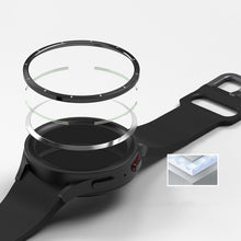 Заредете изображение във визуализатора на галерията – Ringke Bezel Styling Overlay Cover for Samsung Galaxy Watch 5 Pro 45mm Stainless Steel for Watch Case Outer Ring Silver
