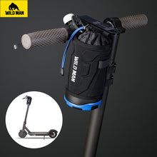 Заредете изображение във визуализатора на галерията – WILDMAN Bicycle bag R1 waterproof 1L for bottle black-red
