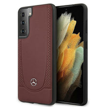Заредете изображение във визуализатора на галерията – Original faceplate case MERCEDES MEHCS21SARMRE for SAMSUNG S21 (Urban Line / red)

