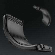 Заредете изображение във визуализатора на галерията – Carbon Case case for Infinix Hot 12 Play NFC / Hot 12 Play flexible silicone carbon cover black
