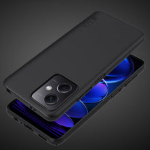 Заредете изображение във визуализатора на галерията – Nillkin Super Frosted Shield case for Xiaomi Redmi Note 12 5G / Poco X5 5G cover + phone stand black
