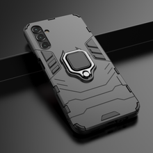 Заредете изображение във визуализатора на галерията – Ring Armor case for Samsung Galaxy A14 armored cover magnetic holder ring black
