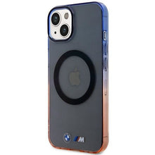 Заредете изображение във визуализатора на галерията – Case BMW BMHMP14SHTGE iPhone 14 6.1" grey/grey hardcase Gradient Bumper MagSafe
