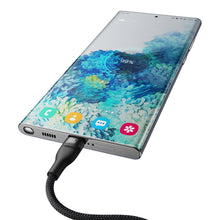 Заредете изображение във визуализатора на галерията – Baseus Flash Series Ⅱ Fast Charging Cable 2in1 USB-C - 2xUSB-C 100W 1.5m black
