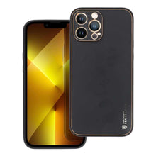 Заредете изображение във визуализатора на галерията – Forcell leather гръб за iphone 14 pro max ( 6.7 ) черен - TopMag
