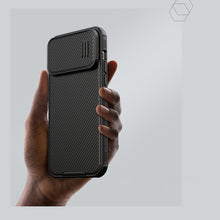Заредете изображение във визуализатора на галерията – Nillkin CamShield S Case case for iPhone 14 Pro Max armored cover camera cover blue
