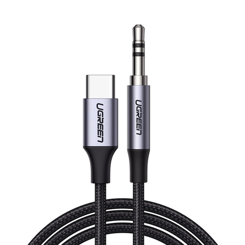 Ugreen cable USB C - mini jack 3.5mm 1m gray (AV143)