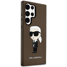 Заредете изображение във визуализатора на галерията – Karl Lagerfeld KLHCS23LHNIKTCK S23 Ultra S918 black/black hardcase Ikonik Karl Lagerfeld
