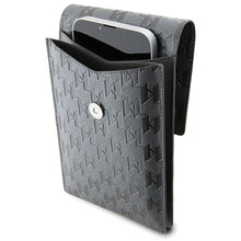 Заредете изображение във визуализатора на галерията – Original KARL LAGERFELD Handbag Saffiano Mongram Plaque KLWBSAMSMG silver
