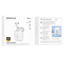 Заредете изображение във визуализатора на галерията – Borofone TWS Bluetooth Earphones BW38 Joy White
