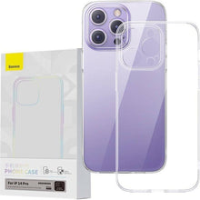 Заредете изображение във визуализатора на галерията – Baseus Simple 2 Case case for iPhone 14 Pro thin cover transparent
