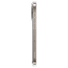 Заредете изображение във визуализатора на галерията – Spigen Ultra Hybrid Mag case with MagSafe for iPhone 15 Pro Max - natural titanium (Zero One pattern)
