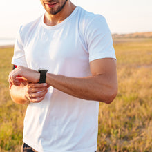 Заредете изображение във визуализатора на галерията – Dux Ducis Strap (Mixture II Version) Strap for Apple Watch Ultra, SE, 8, 7, 6, 5, 4, 3, 2, 1 (49, 45, 44, 42 mm) Braided Band Bracelet Black
