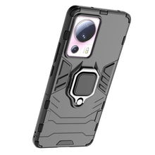 Заредете изображение във визуализатора на галерията – Ring Armor case for Xiaomi 13 Lite armored cover magnetic holder ring black
