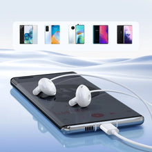 Заредете изображение във визуализатора на галерията – Joyroom JR-EC05 USB-C in-ear headphones - white
