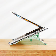Заредете изображение във визуализатора на галерията – Ugreen foldable adjustable laptop stand silver (LP451)
