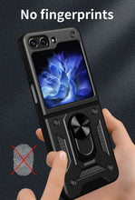 Заредете изображение във визуализатора на галерията – Slide Camera Armor Case for Samsung Galaxy Z Flip 5 Black
