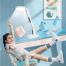 Заредете изображение във визуализатора на галерията – Desktop lamp LED DL-02 wireless with digitial clock white
