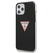 Заредете изображение във визуализатора на галерията – Guess GUHCP12LPCUCTLBK iPhone 12 Pro Max 6,7"  czarny/black hardcase Triangle Collection
