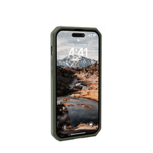 Заредете изображение във визуализатора на галерията – ( uag ) urban armor gear biodegradable outback гръб за iphone 14 pro green - TopMag
