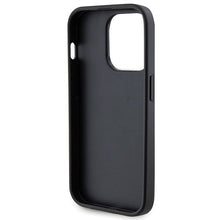 Заредете изображение във визуализатора на галерията – Guess GUHCP14LPS4DGPK case for iPhone 14 Pro - black Strass Metal Logo
