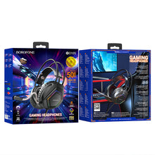 Заредете изображение във визуализатора на галерията – Borofone Headphones BO105 Thunder black
