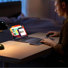 Заредете изображение във визуализатора на галерията – Ugreen KU005 Bluetooth/2.4 GHz Wireless Membrane Keyboard with Backlight - Black
