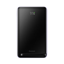 Заредете изображение във визуализатора на галерията – Baseus Magnetic Bracket Wireless Fast Charge Power Bank 10000mAh 20W Purple（With Xiaobai series fast charging Cable Type-C to Type-C 60W(20V/3A) 50cm White）
