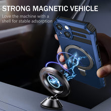 Заредете изображение във визуализатора на галерията – Tel Protect Armor Magsafe Metal Ring Case for Iphone 13 blue
