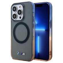 Заредете изображение във визуализатора на галерията – BMW Gradient Bumper MagSafe case for iPhone 15 Pro - gray
