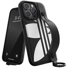 Заредете изображение във визуализатора на галерията – Adidas OR Hand Strap Case iPhone 14 Pro 6.1" black-white/black-white 50214
