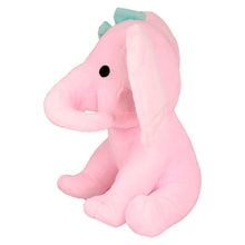 Заредете изображение във визуализатора на галерията – Plush elephant with bow pink
