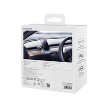 Заредете изображение във визуализатора на галерията – Electric car holder with solar panel for Tesla Model 3 / Y Baseus T-Space - black
