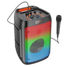 Заредете изображение във визуализатора на галерията – Borofone Portable Bluetooth Speaker BP10 Fireworks with microphone black
