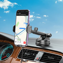 Заредете изображение във визуализатора на галерията – Borofone Car holder BH203 Blue Charm with induction charging to windshield black
